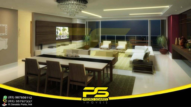 Imagem Apartamento com 2 Quartos à Venda, 160 m² em Altiplano Cabo Branco - João Pessoa