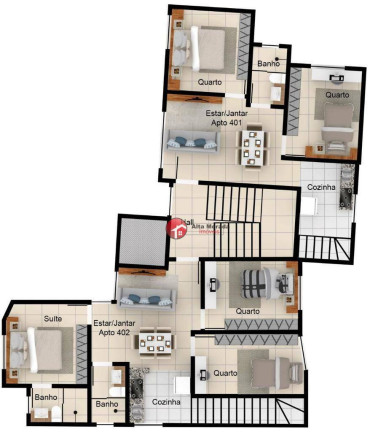 Imagem Apartamento com 2 Quartos à Venda, 48 m² em Xangri-lá - Contagem Imagem Apartamento com 2 Quartos à Venda, 48 m² em Xangri-lá - Contagem