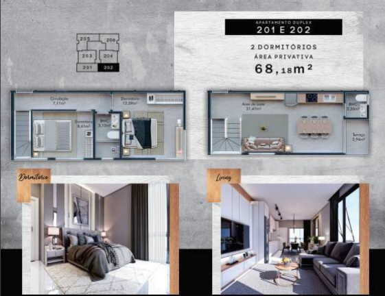 Imagem Apartamento com 2 Quartos à Venda, 68 m² em Canto Grande - Bombinhas Imagem Apartamento com 2 Quartos à Venda, 68 m² em Canto Grande - Bombinhas