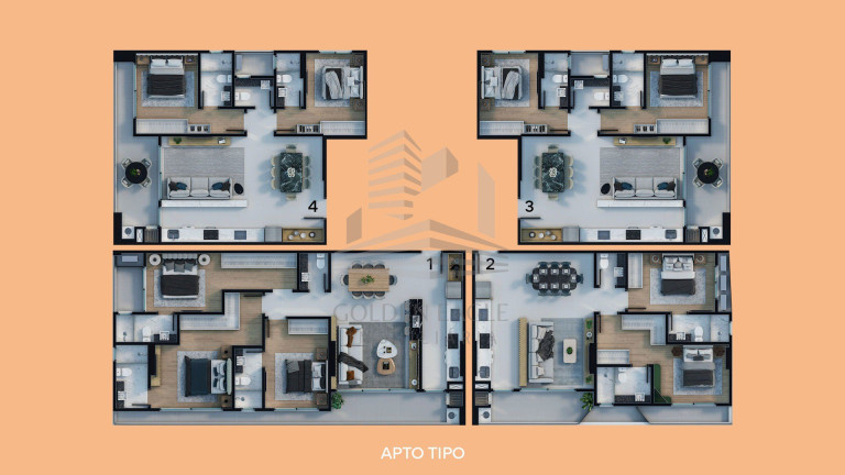 Imagem Apartamento com 2 Quartos à Venda, 93 m² em Perequê - Porto Belo