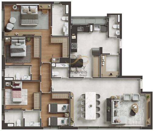 Imagem Apartamento com 4 Quartos à Venda, 143 m² em Santo Agostinho - Belo Horizonte Imagem Apartamento com 4 Quartos à Venda, 143 m² em Santo Agostinho - Belo Horizonte