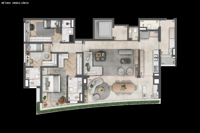 Imagem Imóvel com 3 Quartos à Venda, 151 m² em Moema - São Paulo