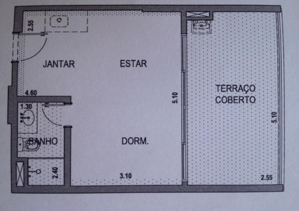 Imagem Kitnet com 1 Quarto à Venda, 40 m² em Bela Vista - São Paulo