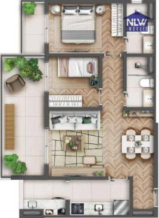 Imagem Apartamento com 2 Quartos à Venda, 73 m² em Butantã - São Paulo
