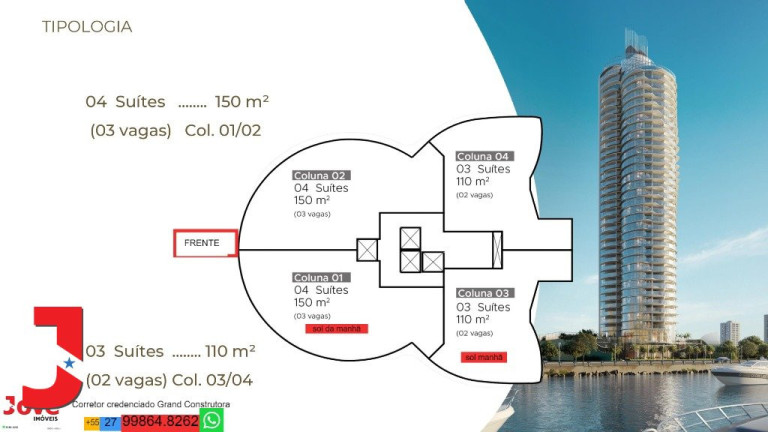 Imagem Apartamento com 4 Quartos à Venda,  em Ilha De Santa Maria - Vitória