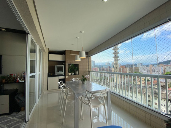 Imagem Apartamento com 3 Quartos à Venda, 111 m² em Encruzilhada - Santos