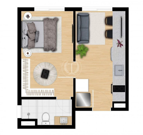 Imagem Apartamento com 1 Quarto à Venda, 24 m² em Santa Cecília - São Paulo