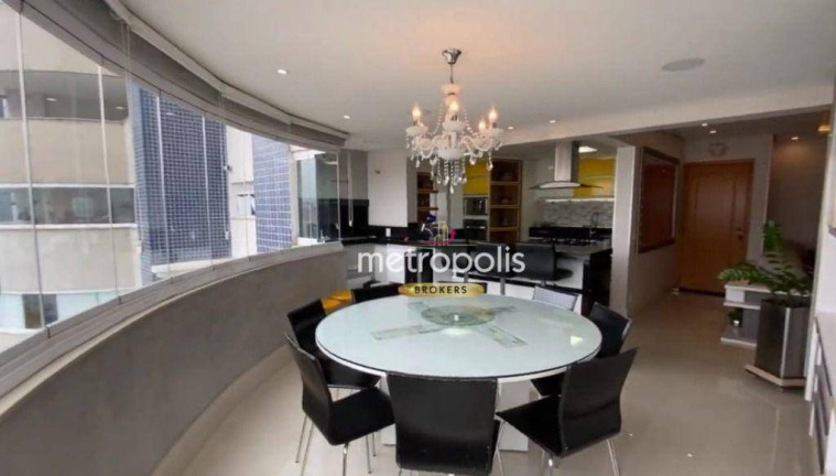 Apartamento com 3 Quartos à Venda, 126 m² em Vila Scarpelli - Santo André