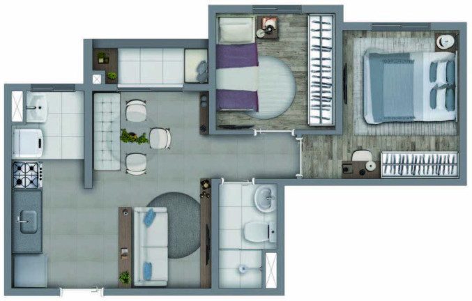 Imagem Imóvel com 2 Quartos à Venda, 33 m² em Vila Ema - São Paulo