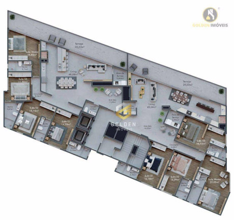 Imagem Apartamento com 3 Quartos à Venda, 147 m² em Andorinha - Itapema Imagem Apartamento com 3 Quartos à Venda, 147 m² em Andorinha - Itapema
