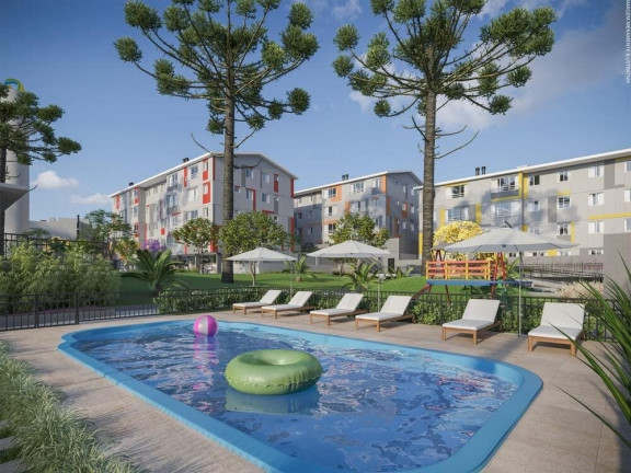 Imagem Imóvel com 2 Quartos à Venda, 47 m² em Santa Cândida - Curitiba
