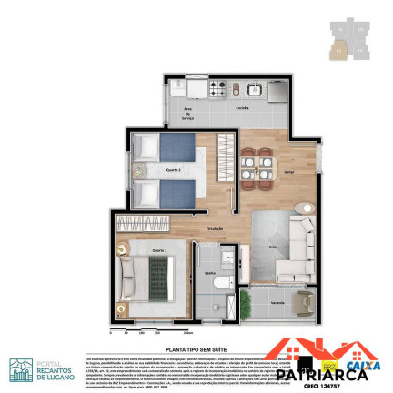 Imagem Apartamento com 2 Quartos à Venda, 58 m² em Centro - Sumaré