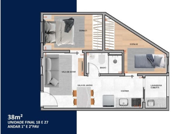 Imagem Imóvel com 1 Quarto à Venda, 27 m² em Vila Carrão - São Paulo