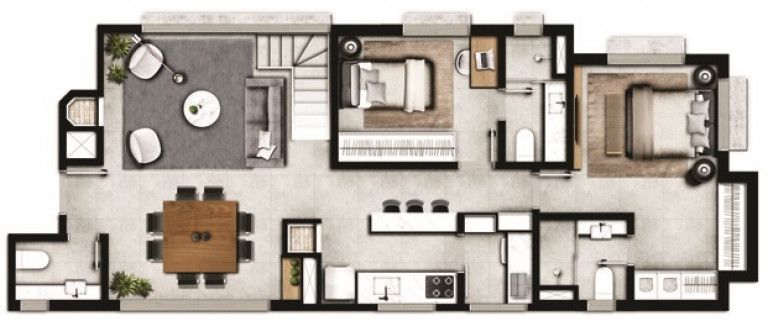 Imagem Cobertura com 3 Quartos à Venda, 81 m² em Petrópolis - Porto Alegre