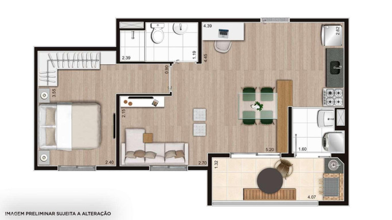 Imagem Apartamento com 1 Quarto à Venda, 50 m² em Umuarama - Mongaguá