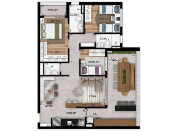 Imagem Imóvel com 3 Quartos à Venda, 94 m² em Saúde - São Paulo