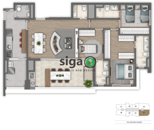 Imagem Apartamento com 3 Quartos à Venda, 131 m² em Vila Mariana - São Paulo