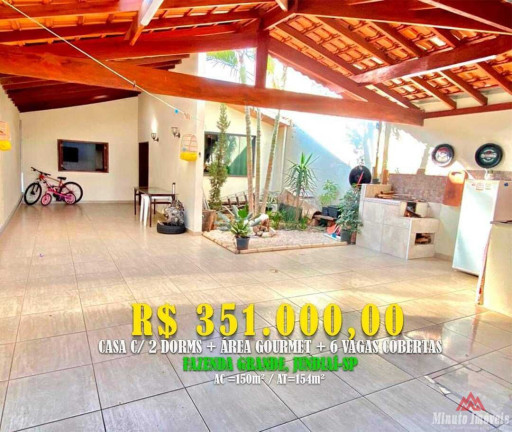 Casa com 2 Quartos à Venda, 150 m² em Parque Almerinda Pereira Chaves - Jundiaí