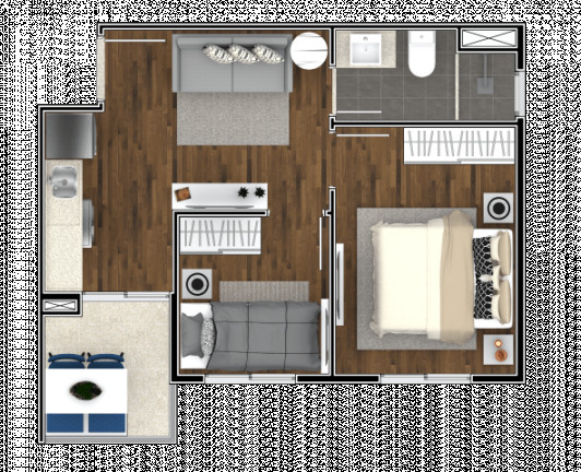 Imagem Studio com 1 Quarto à Venda, 34 m² em Vila Nova Das Belezas - São Paulo