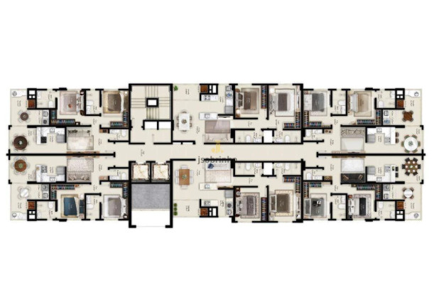Imagem Apartamento com 2 Quartos à Venda, 70 m² em Morretes - Itapema