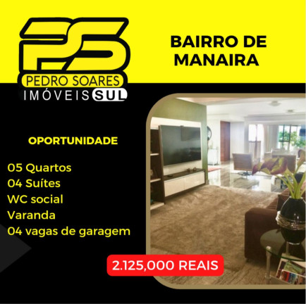 Apartamento com 5 Quartos à Venda, 381 m² em Manaira - João Pessoa