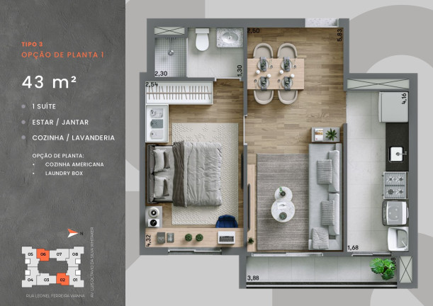 Imagem Imóvel com 1 Quarto à Venda, 43 m² em Quinta Da Primavera - Ribeirão Preto Imagem Imóvel com 1 Quarto à Venda, 43 m² em Quinta Da Primavera - Ribeirão Preto
