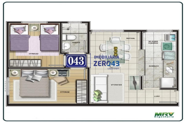 Imagem Apartamento com 2 Quartos à Venda, 44 m² em Vale Dos Tucanos - Londrina Imagem Apartamento com 2 Quartos à Venda, 44 m² em Vale Dos Tucanos - Londrina