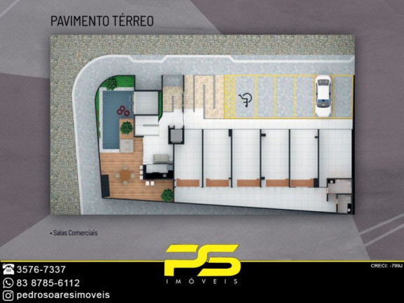 Imagem Apartamento com 1 Quarto à Venda, 35 m² em Tambauzinho - João Pessoa