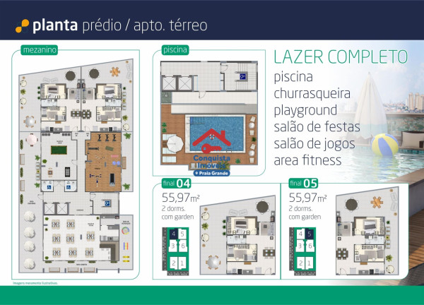 Imagem Apartamento com 2 Quartos à Venda, 62 m² em Aviação - Praia Grande Imagem Apartamento com 2 Quartos à Venda, 62 m² em Aviação - Praia Grande