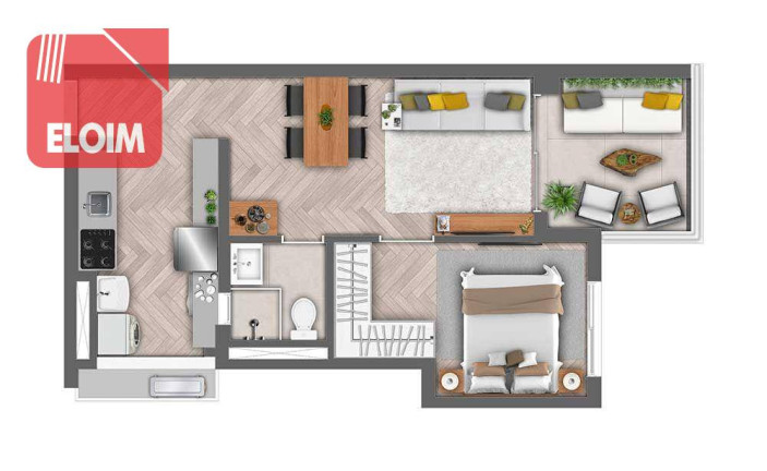 Imagem Apartamento com 1 Quarto à Venda, 48 m² em Perdizes - São Paulo Imagem Apartamento com 1 Quarto à Venda, 48 m² em Perdizes - São Paulo