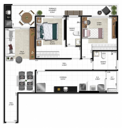 Imagem Apartamento com 2 Quartos à Venda, 72 m² em Ocian - Praia Grande Imagem Apartamento com 2 Quartos à Venda, 72 m² em Ocian - Praia Grande