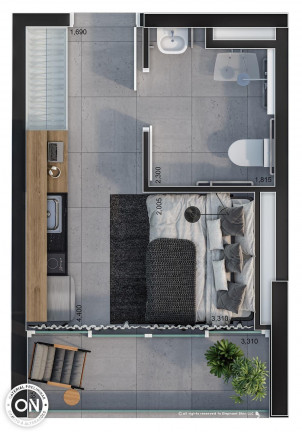Imagem Studio com 1 Quarto à Venda, 16 m² em Jardim Paulista - São Paulo