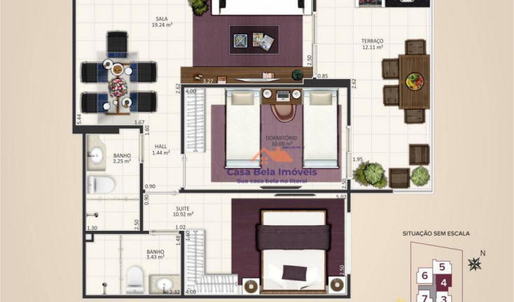 Imagem Apartamento com 3 Quartos à Venda, 106 m² em Aviação - Praia Grande Imagem Apartamento com 3 Quartos à Venda, 106 m² em Aviação - Praia Grande