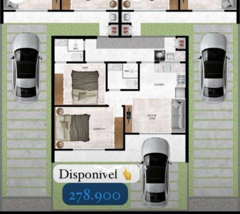 Imagem Casa com 2 Quartos à Venda, 51 m² em São Cristóvão - Barra Velha