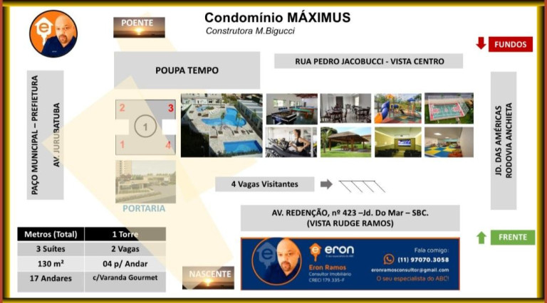 Imagem Apartamento com 3 Quartos à Venda, 130 m²