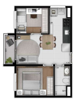 Imagem Apartamento com 2 Quartos à Venda, 37 m² em Vila Olímpia - São Paulo Imagem Apartamento com 2 Quartos à Venda, 37 m² em Vila Olímpia - São Paulo
