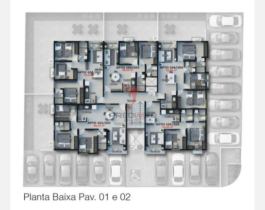 Imagem Apartamento com 3 Quartos à Venda, 59 m² em Bessa - João Pessoa Imagem Apartamento com 3 Quartos à Venda, 59 m² em Bessa - João Pessoa