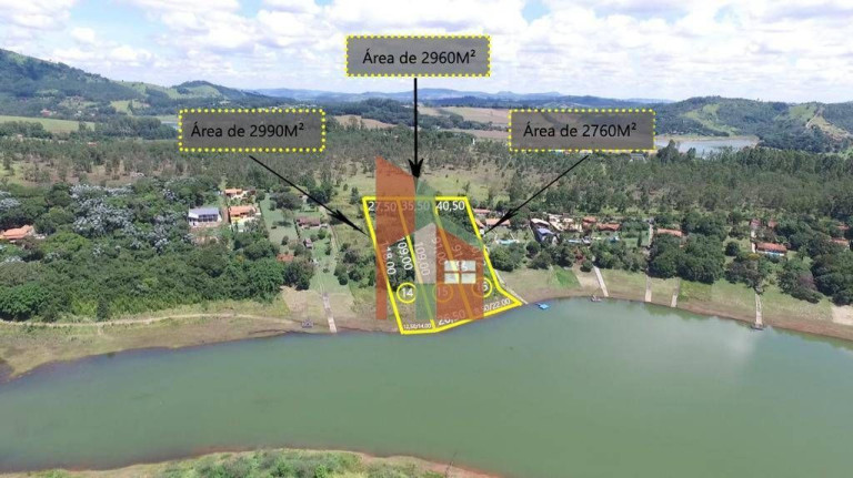 Terreno à Venda, 2.960 m² em Centro - Piracaia