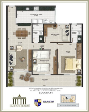 Imagem Apartamento com 2 Quartos à Venda, 90 m² em Braga - Cabo Frio