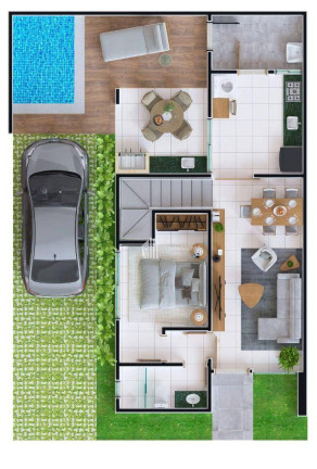 Imagem Casa com 4 Quartos à Venda, 100 m² em Uruguai - Teresina Imagem Casa com 4 Quartos à Venda, 100 m² em Uruguai - Teresina