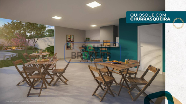 Imagem Casa de Condomínio com 2 Quartos à Venda, 51 m² em Campo Largo Da Roseira - São José Dos Pinhais