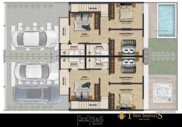 Imagem Casa com 3 Quartos à Venda,  em Itacolomi - Balneário Piçarras