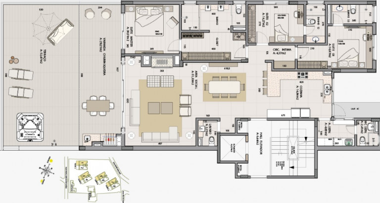 Imagem Apartamento com 3 Quartos à Venda, 250 m² em Tristeza - Porto Alegre
