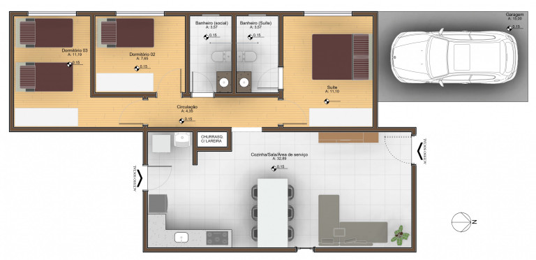 Imagem Apartamento com 3 Quartos à Venda, 100 m² em Desvio Rizzo - Caxias Do Sul Imagem Apartamento com 3 Quartos à Venda, 100 m² em Desvio Rizzo - Caxias Do Sul