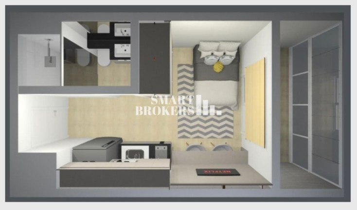 Imagem Apartamento com 1 Quarto à Venda, 24 m² em Vila Clementino - São Paulo