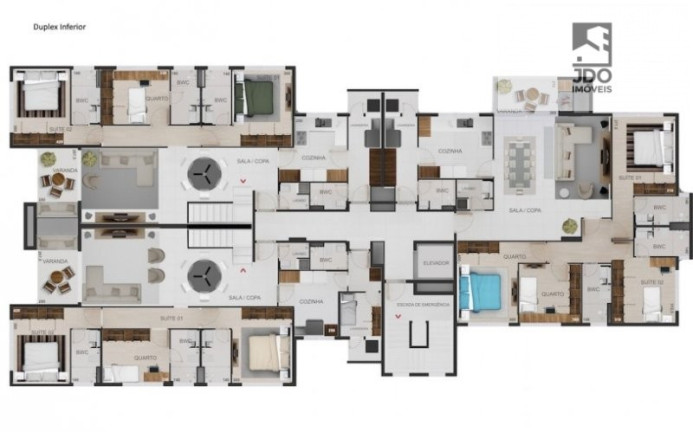 Imagem Cobertura com 3 Quartos à Venda, 251 m² em água Verde - Curitiba Imagem Cobertura com 3 Quartos à Venda, 251 m² em água Verde - Curitiba