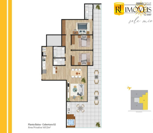 Imagem Apartamento com 2 Quartos à Venda, 72 m² em Centro - Cabo Frio Imagem Apartamento com 2 Quartos à Venda, 72 m² em Centro - Cabo Frio