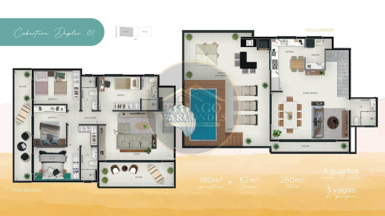 Imagem Apartamento com 3 Quartos à Venda, 118 m² em Centro - Guaratuba