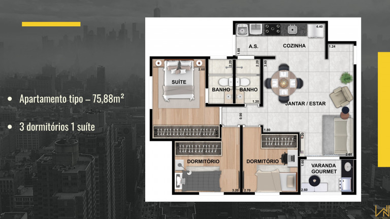 Imagem Imóvel com 3 Quartos à Venda, 75 m² em Jardim Panorama - Valinhos Imagem Imóvel com 3 Quartos à Venda, 75 m² em Jardim Panorama - Valinhos