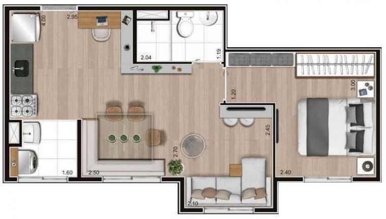 Imagem Imóvel com 2 Quartos à Venda, 35 m² em Pedreira - São Paulo